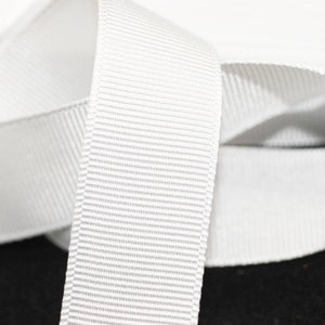 10 metri 10,93 iarde, 10/20/30/40 mm Nastro Grosgrain Bianco, Nastro, Grosgrain Spesso e Forte, Nastro Grosgrain, nastro