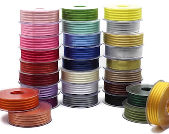 Satin Edged Organza Ribbon, 20 meters 25mm Organza Sheer Ribbon, Wedding Party Decoration for gift box, Choice of colours