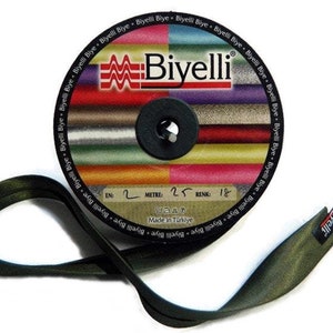 Biais 20 mm, satijnen biaisband, biaisband, rand (0,78 inch), biaisband, biaisband, bies, biaisband, vouw