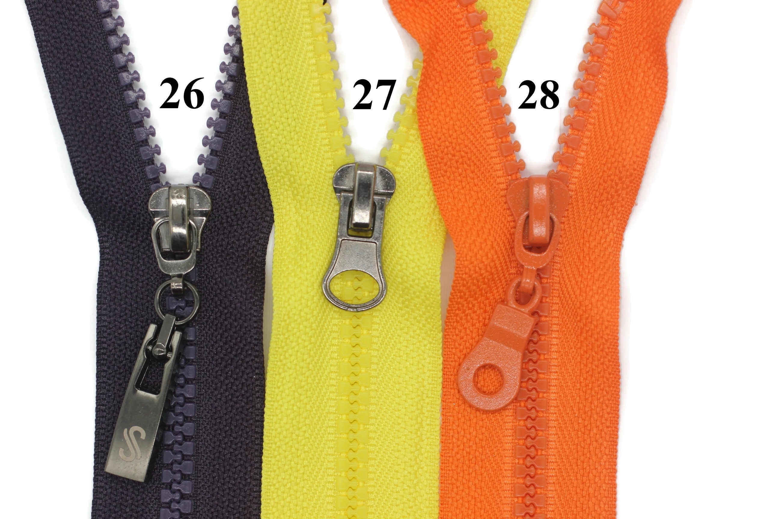 Separating Zipper, 30-100cm (12-40 inches)#5, Plastic Chunky Teeth Zip –  Ribbonsland