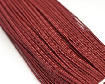 Soutache Cord - Maroon Braid Cord - 2 mm Twisted Cord - Soutache Trim - Jewelry Cord - Soutache Jewelry - Soutache Supplies