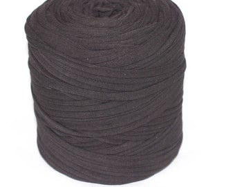 Black T-shirt Yarn, Cotton Yarn, Recyled Fabric yarn, home textile yarn, crochet yarn, basket yarn, fabric yarn, bag yarn, mask ear rope