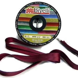 20 mm Satin bias tape,  bias binding, trim (0.78 inches) - Bias Binding, Bia, Tape, Tapes, Satin Bias Binding By The Meter