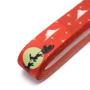 25 mm kerstgrosgrainlint - groothandel lint op maat geknipt, stevige grosgrainstrikken, haarstrik, haarstrikbenodigdheden CHRS