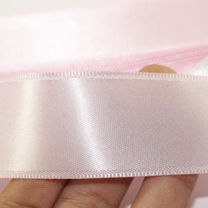 10 meters Pink Satin Ribbon, Double Sided Ribbon, Silky Ribbon, Satin Ribbons, Pink Ribbons, double faced Ribbon, gift ribbon, STNR