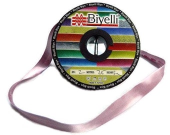 Fita de viés de cetim de 20 mm, viés, acabamento (0,78 polegadas), viés, viés, fita, fitas, viés de costura
