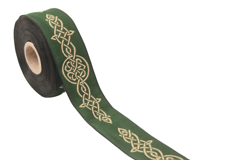 Endless Celtic Knot Trim by the Yard, Woven Jacquard Ribbon for ...