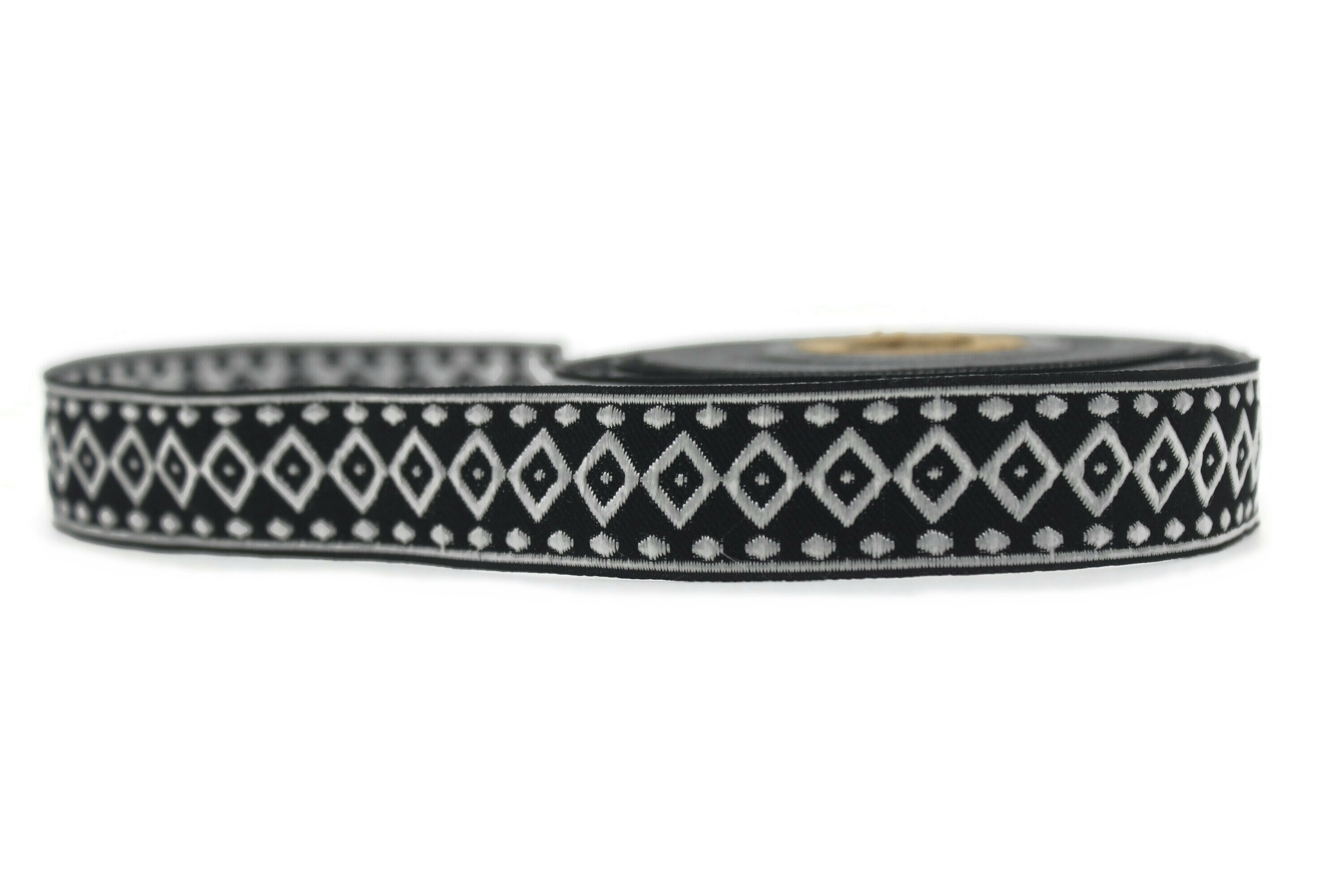 22mm Black/white Diamond Design Ribbon 0.86'' - Etsy