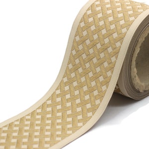 68 mm  Embroidered Ribbons (2.67 inch), Jacquard Trims, Sewing Trim, drapery trim, Curtain trims, Jacquard Ribbons, trim for drapery, 179 V6