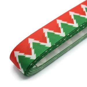 Fita de gorgorão de Natal de 0,98 pol. (25 mm) - Fita de atacado por metro, laços de gorgorão sólidos, laços de cabelo, suprimentos para laços de cabelo CHRS