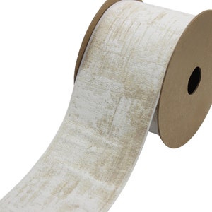 2.7&quot; Embroidery Curtain Trim, Cream Jacquard Ribbon for Curtains, Drapery Banding, Drapery Trim Tape, Woven Border 204 V1