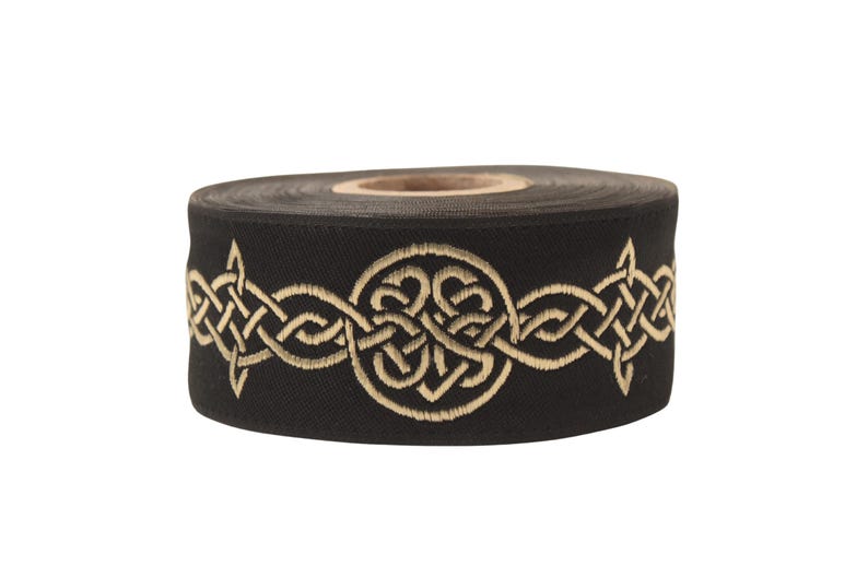 Endless Celtic Knot Trim by the Yard, Woven Jacquard Ribbon for ...