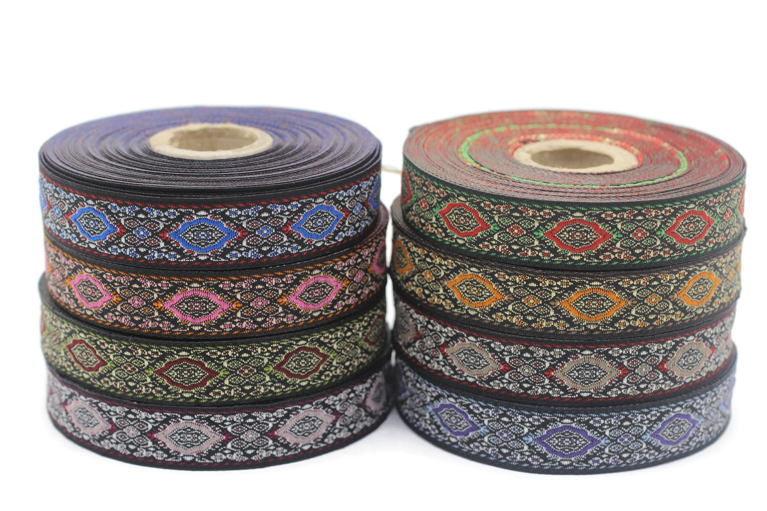 Nastro Jacquard Oro Metallizzato Con Nodo Celtico – Larghezza 3,5 Cm X 10 M – Per Decorazioni E Fai Da Te