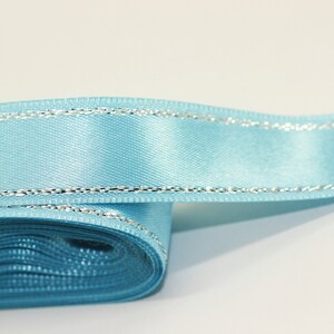 10 Meter (10,90 yrds) Marine Blau Satinband, doppelseitiges Band, Seidenband, Satinbänder, Premium Bänder, Glitzerband, STNS