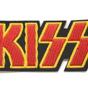 10 Pcs Kiss Patch 1 Inch Iron On Patch Embroidery, Custom Patch, High Quality Sew On Badge for Denim, Sew On Patch, Applique