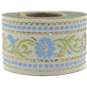 35 mm Webband, Jacquardborte 35095, Vintage Webband, Jacquardborte 35095