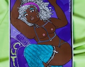 Kinky cuties Poster A3 Color Black Femme Curly Feminism BDSM Fetish