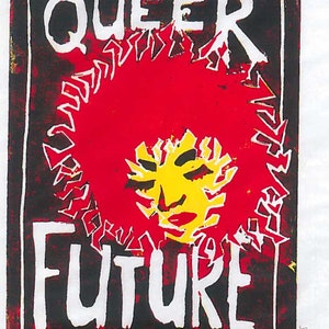 Queer Future Lineol Print a5 Format Afro three colors image 3
