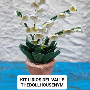 DIY Lily of the Valley Kit – 1:12 Scale for Dollhouses
