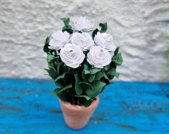 Kit de jardin de roses à faire soi-même – Échelle 1:12 pour maisons de poupées