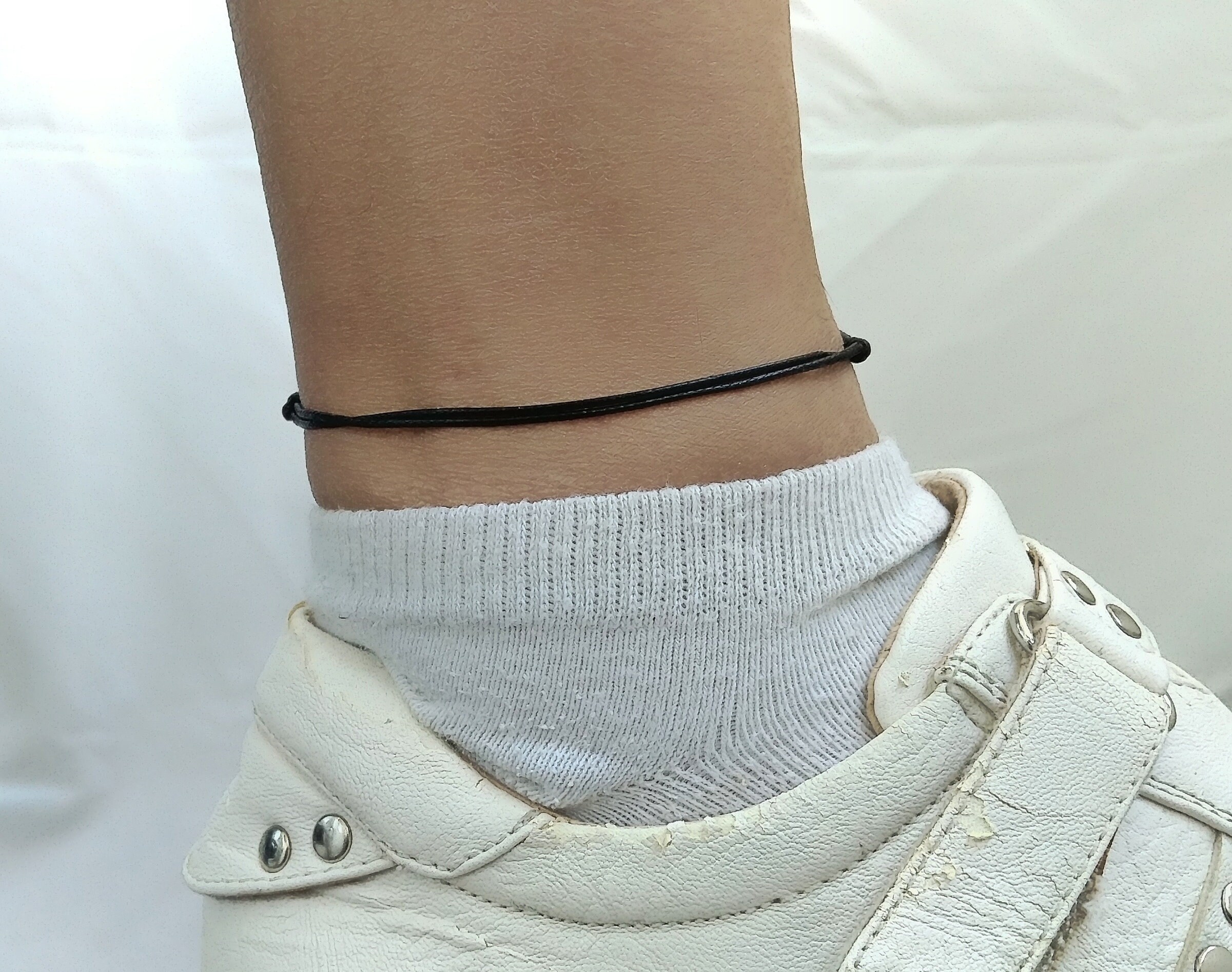 Anklet Men's Anklet Cord Waterproof Bracelet Men's Etsy UK