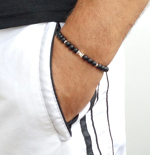 Bracelet & Wrist Outfit | Stone Bracelet | Beaded Ideas | Mens beaded  bracelets, Custom bracelets, Bracelets outfit