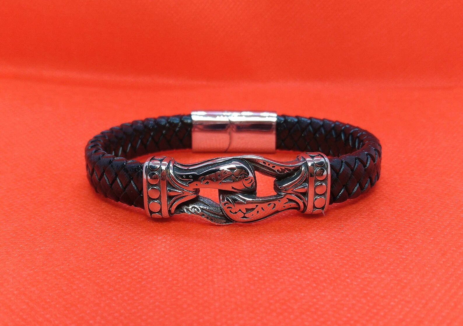 MEN'S BRACELET Mens Celtic Bracelet Irish Leather Bracelet Etsy