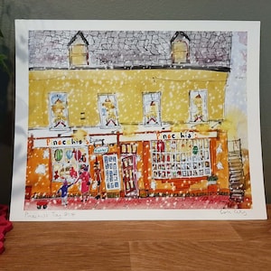 Pinnochio&#39;s Toy Shop, Cork City 10 x 8&quot; Archival Print