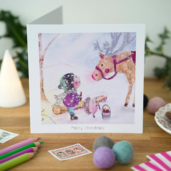 Christmas Card Set (4 greeting cards)
