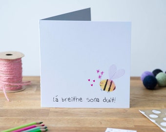 La Breithe Sona Duit, Greeting Card