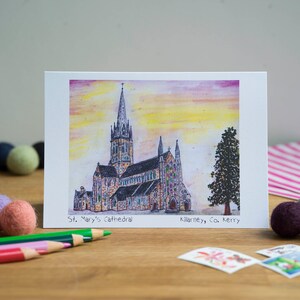 St Mary's Cathedral, Killarney Co. Kerry, wenskaart