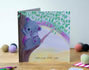 Welcome little one Greeting Card  new baby