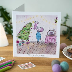 Ratones de navidad Tarjetas de felicitación
