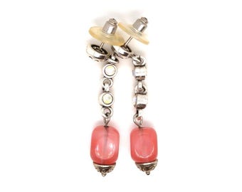 Brighton Pink Stone Dangle Earrings