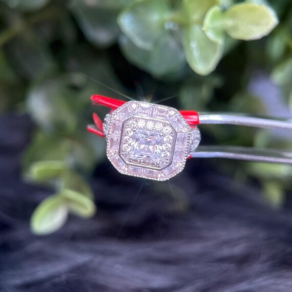 Stunning Silver 925 Cz Ring - image 2