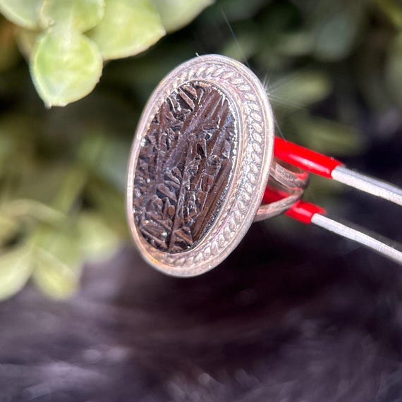 Silver 925 Black Stone Ring - image 3