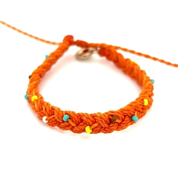 Orange pura vida bracelet deals