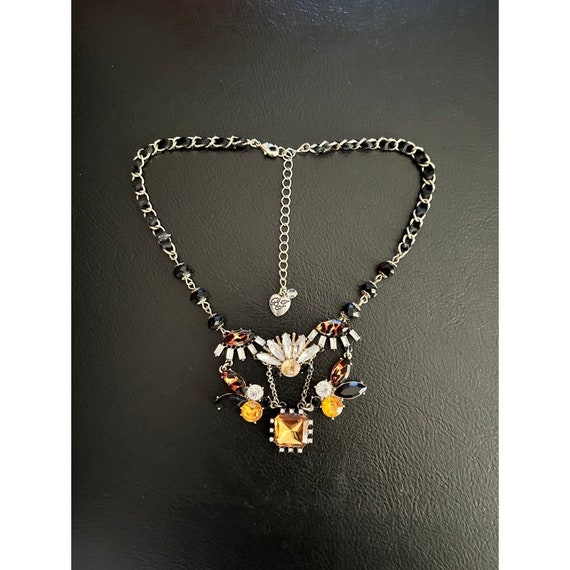 Betsey Johnson Leopard Colored Style Necklace - image 2