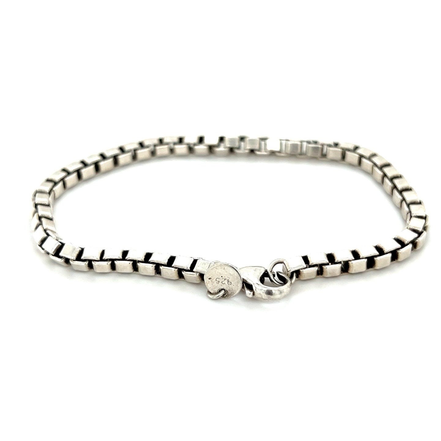 Venetian link bracelet in sterling silver discount