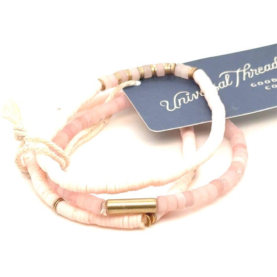 3 Pink Universal Thread Bracelets - image 1