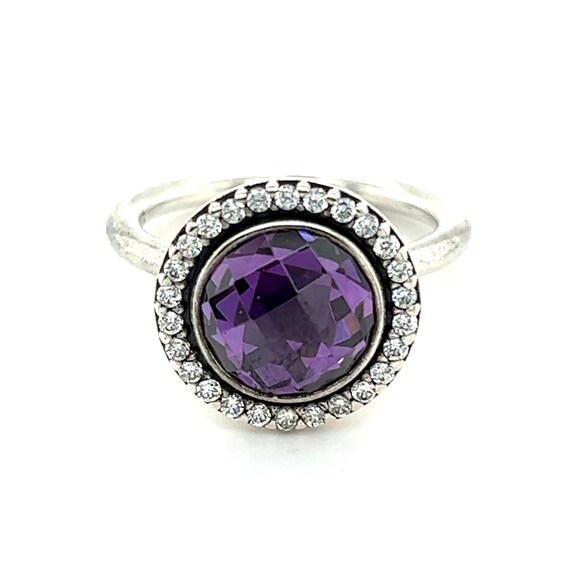 Pandora Glamorous Legacy Amethyst Ring Etsy Australia