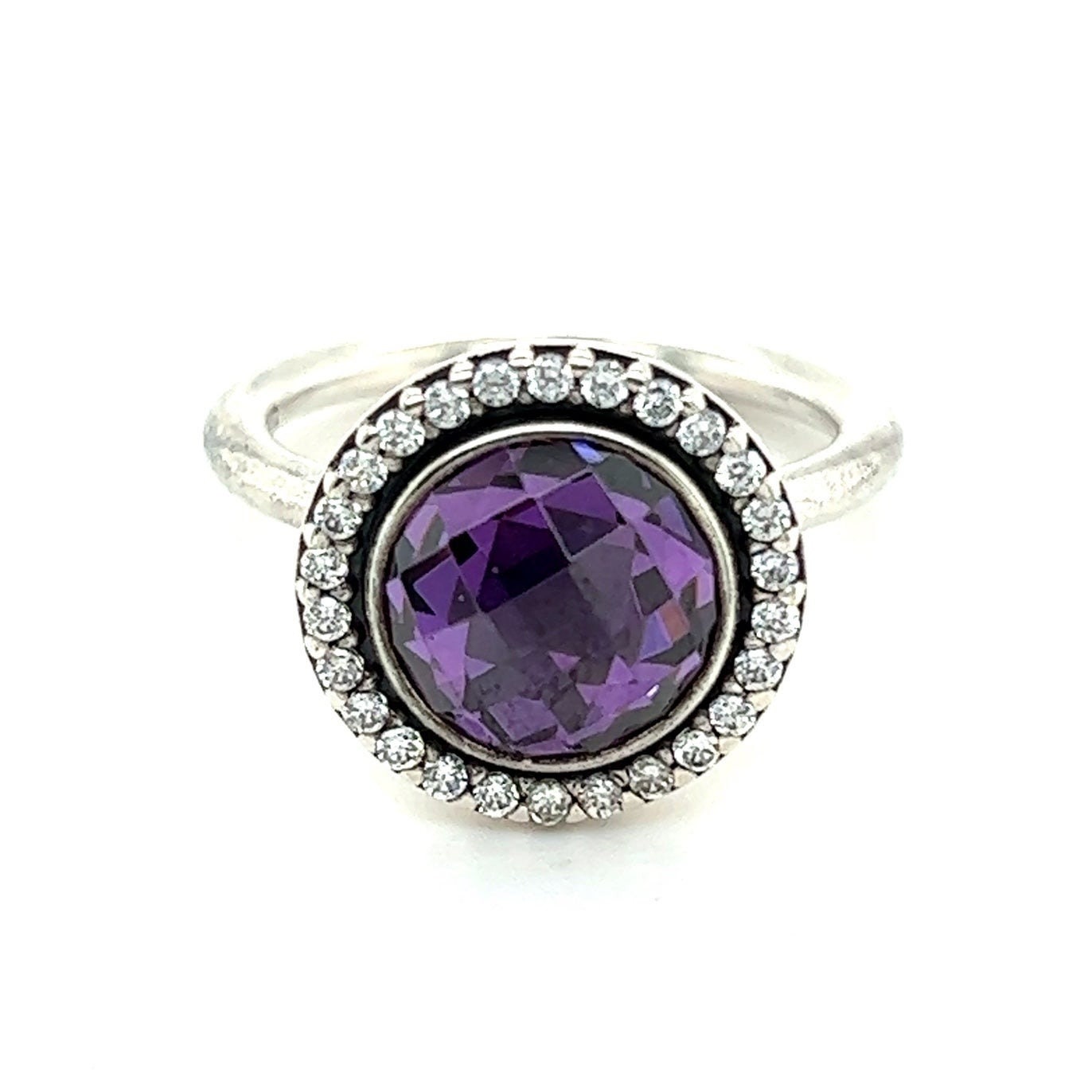 Pandora amethyst ring hotsell