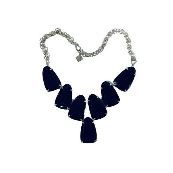 Like New Kendra Scott Black Harlow Necklace