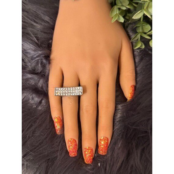 Sparkling Rhinestones Ring - image 7