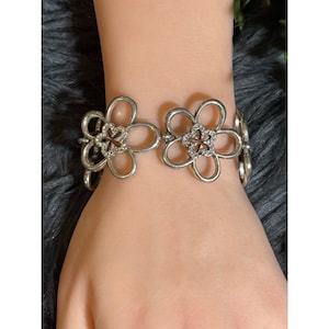 Brighton Crystals Flower Link Bracelet imagem 6
