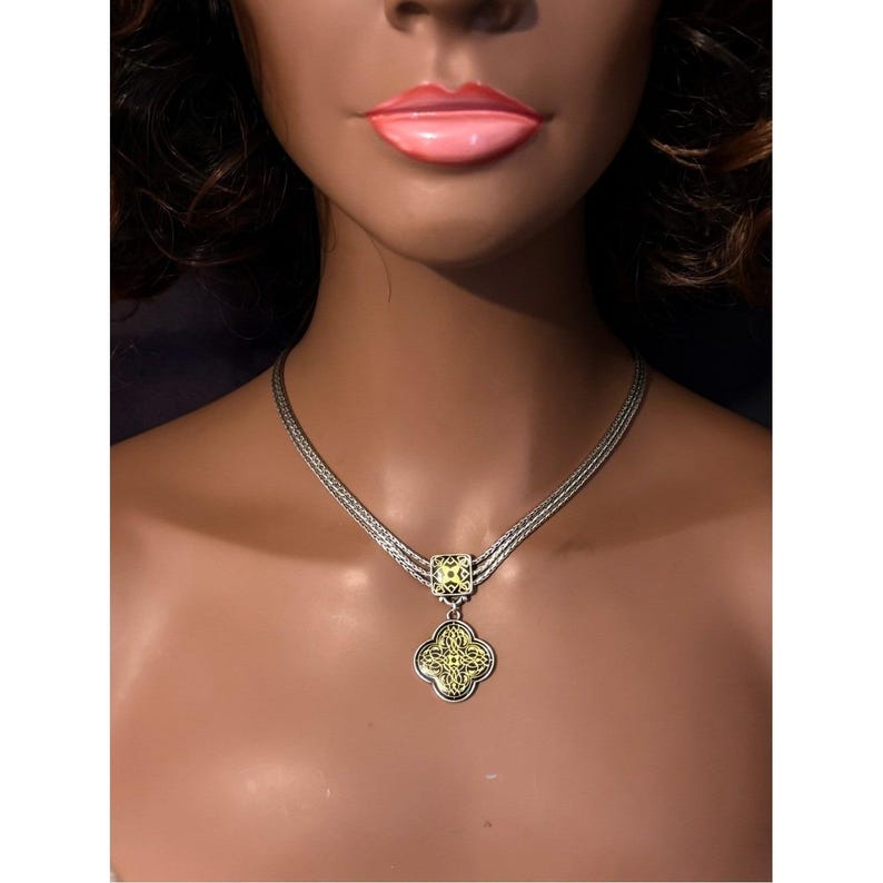 Brighton Reversible Quarrefoil Necklace afbeelding 8