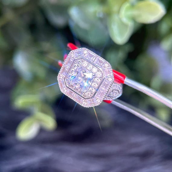 Stunning Silver 925 Cz Ring - image 5