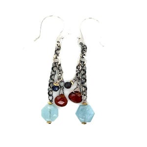 925 Hook Dangle Beaded Earrings