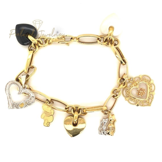 14k Charm Bracelet - image 1