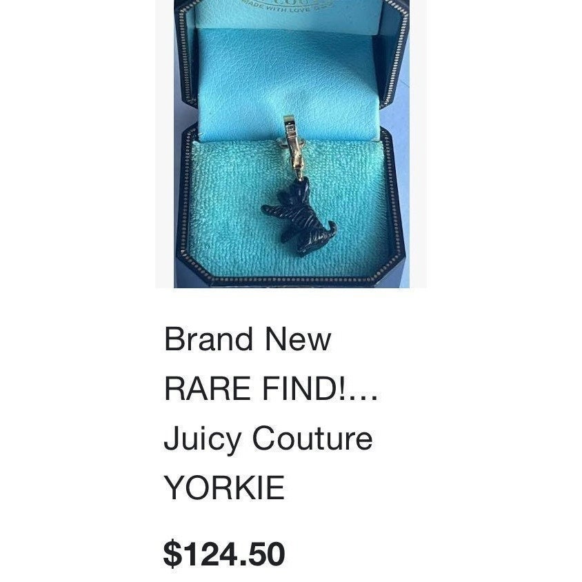 Rare Juicy Couture Dog Charm - Etsy 日本